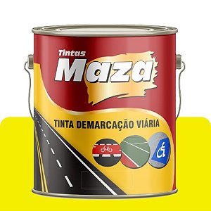 Tinta De Demarcação Viária Amarelo 3,6L Maza