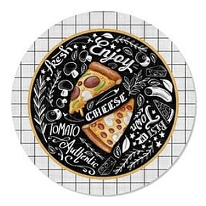 Capa de Sousplat Pizza 534222 2Und 35cm Belchior