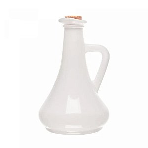 Galheteiro Azeite Branco C/ Tampa Cortiça 250ml 20607 Wolff