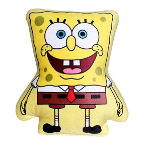 Almofada Pet Toy Bob Esponja 17x10x3cm 10120257 ZonaCriativa