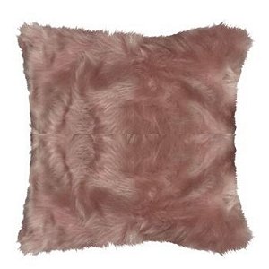 Almofada Pelo Sintético Rosa 60x60cm 081-05 Decortextil