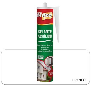 Bisnaga Selante Base Agua Branco 440g Maza