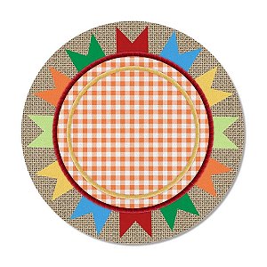 Capa de Sousplat Festa Junina 549001 2Und 35cm Belchior
