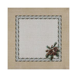 Guardanapo Natalino Encanto Das Pinhas 533122 40x40 2und Belchior