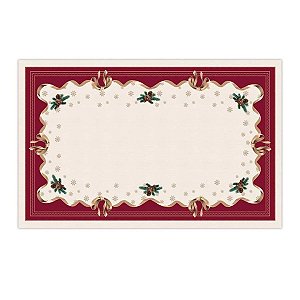 Toalha De Mesa Natalina Natal Radiante 1,40x2,20cm 197043 Belchior