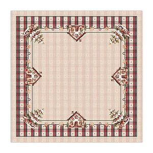 Toalha De Mesa Natalina A Magia Dos Biscoitos 1,40x140cm 197039 Belchior