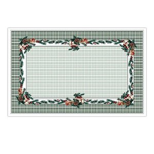 Toalha De Mesa Natalina Presentes e Pinhas 1,40x2,20cm 197046 Belchior