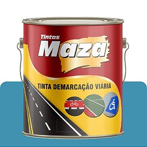 Tinta Demarcação Viária Azul segurança 3,6L Maza