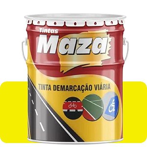 Tinta Demarcação Viária Amarelo 18L 01393 Maza