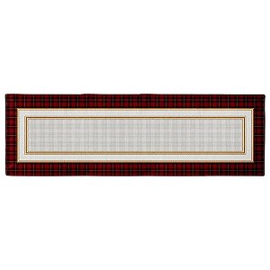 Toalha Caminho de Mesa Natalino Elegancia Festiva 530054 43x141cm Belchior