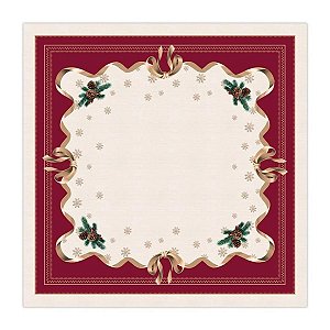Toalha De Mesa Natalina Natal Radiante 1,40x140cm 197034 Belchior