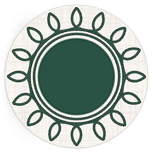 Capa de Sousplat Natalina Sofisticação Natalina 534045 2Und 35cm Belchior
