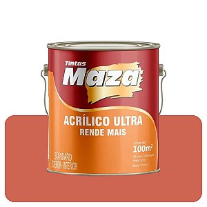Tinta Acrílica Maza Ultra Terracota 3,6L Fosco Standard