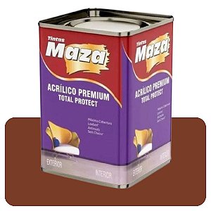 Tinta Acrilica Maza Protect Chocolate Alpino 18L Fosco Premium