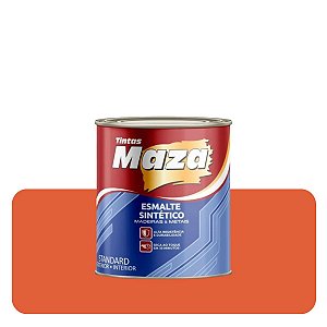 Esmalte Brilhante Laranja 0,225mL Sintético Solvente Maza