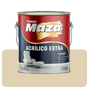 Tinta Acrílica Areia 3,6L Fosco Maza Extra (Econômica)