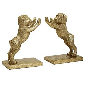 Escultura Aparador de Livros Cachorro 20x27x9cm 17469 Mart