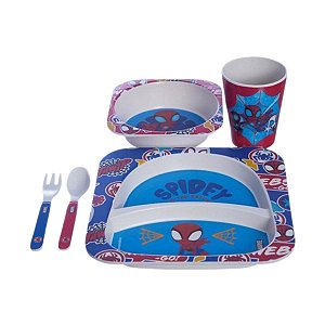 Prato Kit Breakfast Spider Man 10025697 300ml Zonacriativa