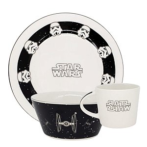 Prato Kit Breakfast Star Wars 10025666 300ml Zonacriativa