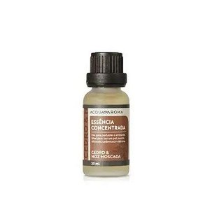 Essencia Cedro e Noz Moscada 20ml Acquaaroma