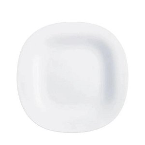 Prato P/ Sobremesa Opalino Carine White 5874 1Und 19cm Lyor