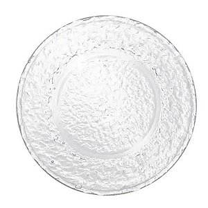 Prato P/ Sobremesa Petra Cristal Martelado 2775 1Und 20cm Lyor