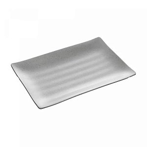 Travessa Retangular de Melamina Granilite 24,5cm 220481 Lyor