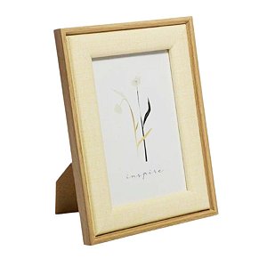 Porta Retrato de Mdf Branco 10x15cm 220356 Lyor