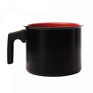 Panela Leiteira de Indução Alumínio e Cerâmica Vermelha 1,7L 220100 Lyor