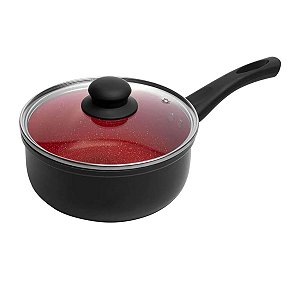 Panela de Indução Alumínio e Cerâmica Vermelha 18cm 220094 Lyor