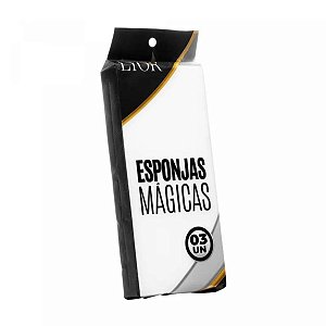 Esponja Mágica de Melamina C/3 10X21X 3cm 220526 Lyor