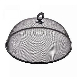 Tela Protetora P/ Alimentos Preta Metal  35x13cm 2526 Lyor