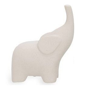 Escultura Elefante Cinza 18x14,5x7,5cm 18976-G Mart