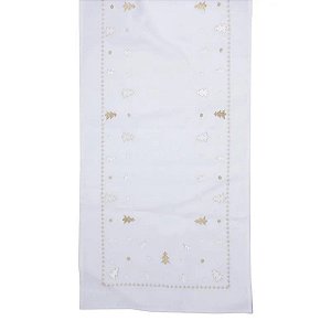 Toalha Caminho De Mesa Pinheiro 175x35cm C/1UN 1058194 Cromus