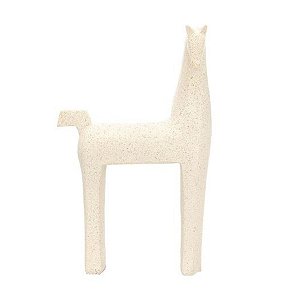 Escultura Cavalo Em Poliresina 28x17x6cm 19036 Mart