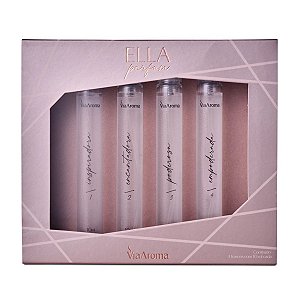 Coleção Ella Perfumes de Bolsa 10ML Kit C/4und Viaaroma