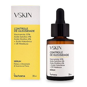 Sérum Controle de Oleosidade V.Skin 30ml Via Aroma