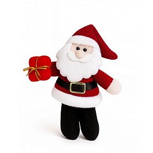 Mini Pelucia Papai Noel Presente 12cm 1007327 1Un Cromus