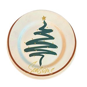 Prato De Sobremesa Natalino Arvore De Natal 20cm 951038 1UndA