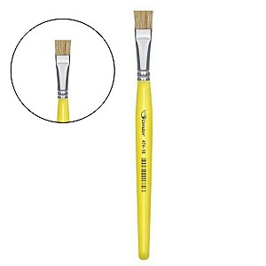 Pincel 474 N.18 Chato Escolar 1 Unidade Condor