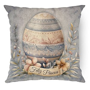 Almofada De Páscoa Raizes Do Ninho Ovo Encantado  499147 43x43cm