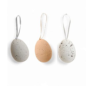 Saco Ovos Páscoa Decorativos de Galinha Jg C/9 1064510 6cm