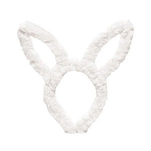 Tiara Orelhas De Coelho Branca  1825122 C/1 UN