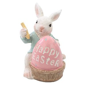 Ovos Decorativos C/ Coelhos Happy Easter 1050500