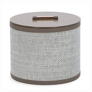 Caixa Em Pu Cinza 16X14cm 19334 Mart