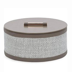 Caixa Em Pu Cinza  8X16cm 19333 Mart
