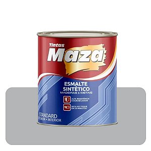 Esmalte Brilhante Platina 0,900mL Sintético Solvente Maza