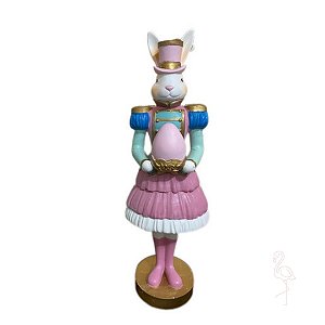 Coelho Da Páscoa Realeza Pink RS2682 32x8cm 1Und