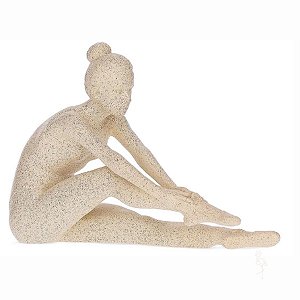 Escultura Bailarina Poliresina  18,5x27cm 20189 Mart
