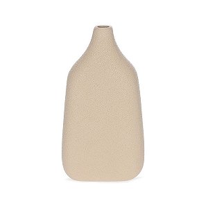 Vaso Cerâmico Bege 19802 27,5x14,5x6cm Mart